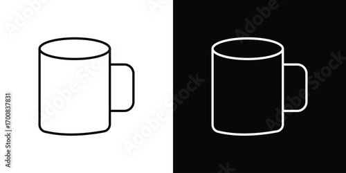 Mug icon logo template designs.