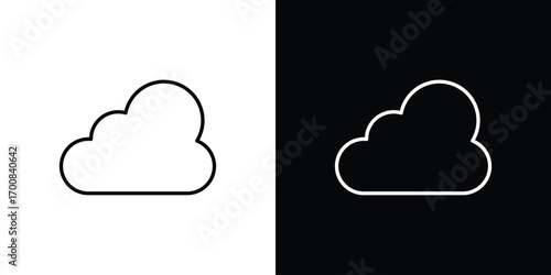 Cloud icon logo template designs.