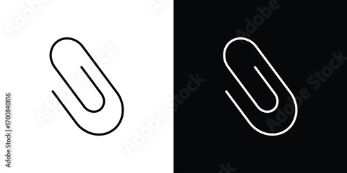 Clip icon logo template designs.