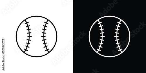 Baseball icon logo template designs.