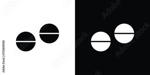 Medicine icon line style. Graphic design element vectors