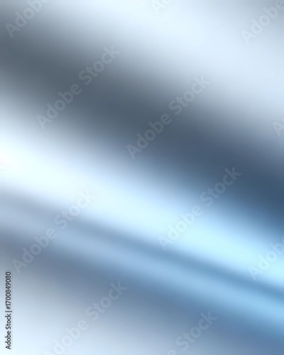 Cool gradient background in silver grey and ice blue tones, clean glow with smooth grainy surface, futuristic and tech-inspired style