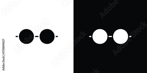 Glasses icon line style. Graphic design element vectors