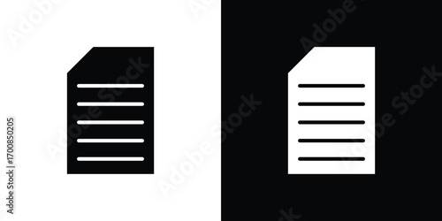 File icon line style. Graphic design element vectors