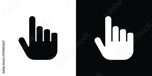 Cursor icon line style. Graphic design element vectors