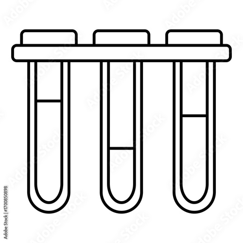 Test Tube Icon Vector Symbol Graphic