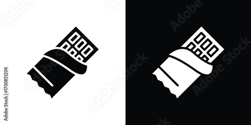 Chocolate icon line style. Graphic design element vectors