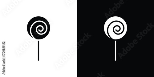 Candy icon line style. Graphic design element vectors
