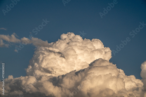 Photos Thunderhead Builds Against Blue Sky In Yellowstone