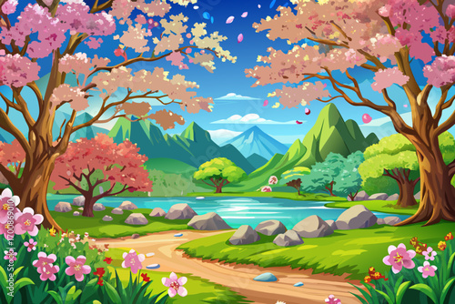 vector of When you get close to nature, it's like your soul breathes a new breath.
Every leaf has a story of freshness and every breeze is a caress to a tired heart.