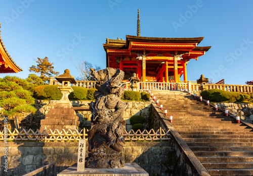 Kiyomizu-dera buddhist temple in Kyoto, Japan
