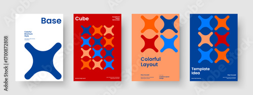 Geometric Report Layout. Isolated Background Template. Creative Flyer Design. Brochure. Business Presentation. Book Cover. Poster. Banner. Journal. Magazine. Catalog. Portfolio. Leaflet. Handbill