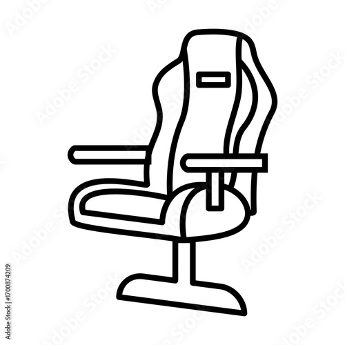 gaming chair Gaming Vector Icon Technology