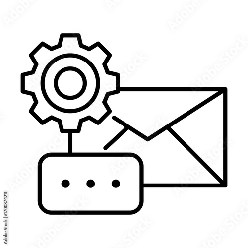 Email configuration Gaming Vector Icon Technology