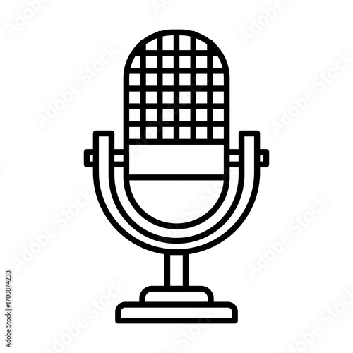 microphone gamer Gaming Vector Icon Technology