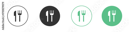 Utensils icons collection in flat style. icon vector design