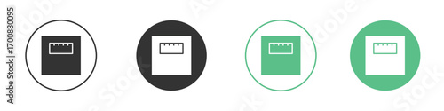 Scale icons collection in flat style. icon vector design