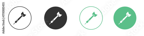 Dart icons collection in flat style. icon vector design
