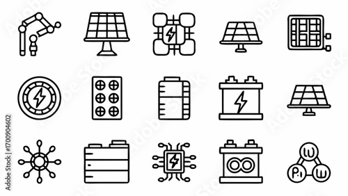 Explore solar panel energy battery power and alternative renewable energy solutions now generated with generative ai