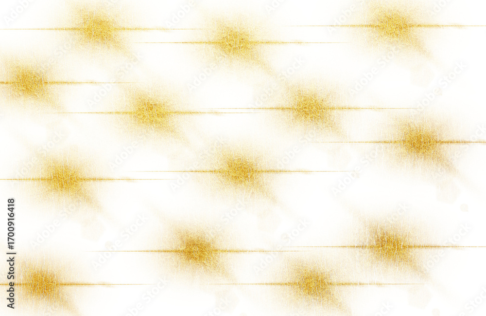 Fototapeta premium golden repetitive pattern of golden lens flares and light streaks on transparent background