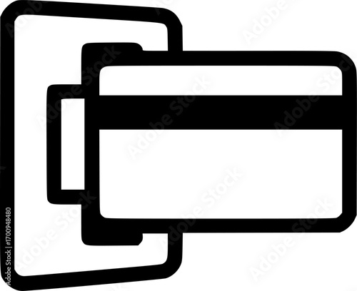 Key hotel room access outline icon vector
