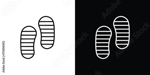 Soles icon logo black vector. suitable for any business website designs