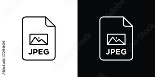 Jpg icon logo black vector. suitable for any business website designs