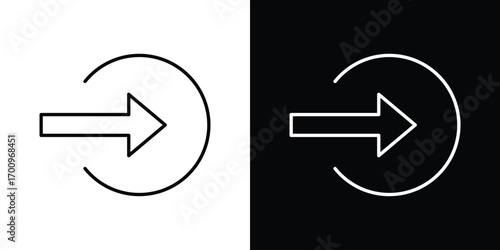 Enter icon logo black vector. suitable for any business website designs