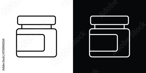 Cream icon logo black vector. suitable for any business website designs