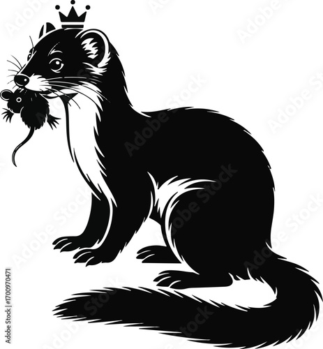 Weasel with a Mouse