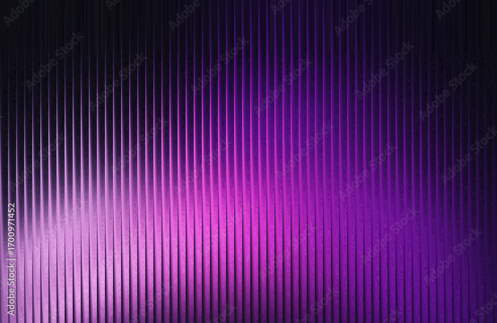 Fototapeta premium Abstract vertical purple lines with soft light and shadow