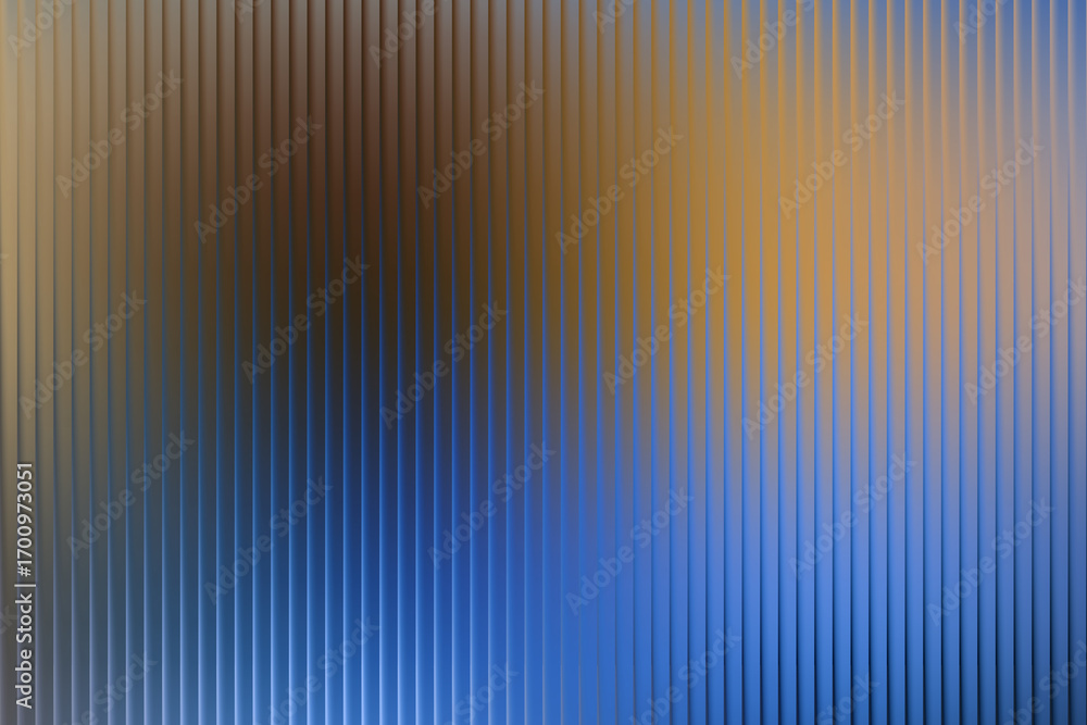 Obraz premium Textured background with vertical lines and blue and gold color blend