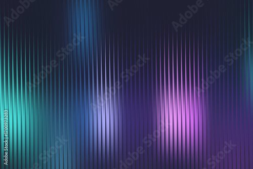 Abstract background with vertical lines and blurred neon lights