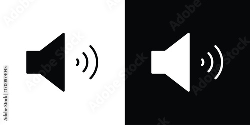 Volume icon. vector art. solid style pictogram