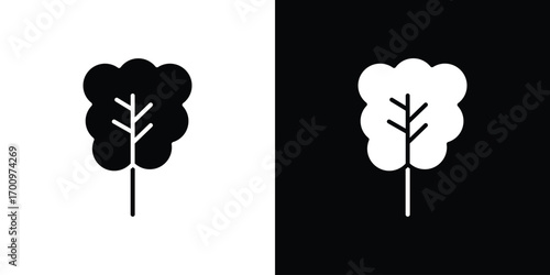 Tree free icon. vector art. solid style pictogram