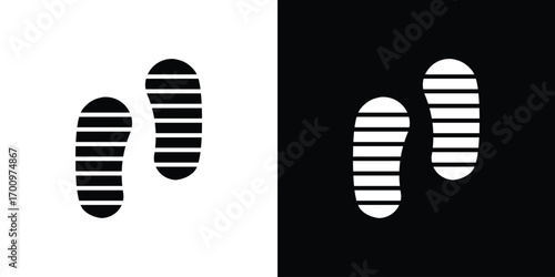 Soles icon. vector art. solid style pictogram