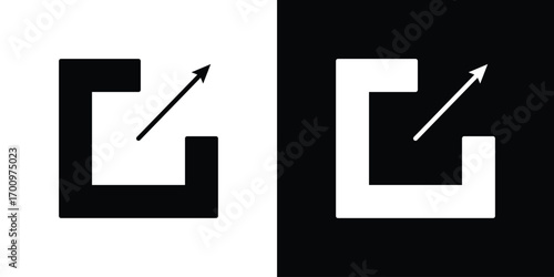 Share icon. vector art. solid style pictogram