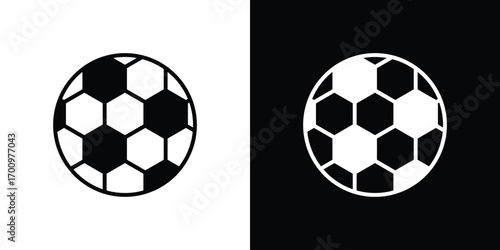 Football icon. vector art. solid style pictogram
