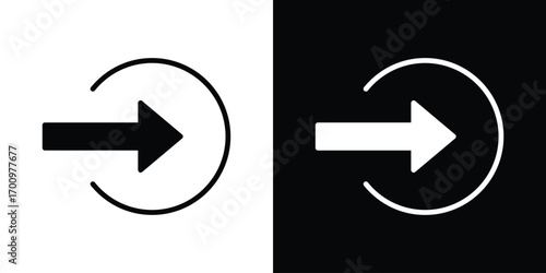 Enter icon. vector art. solid style pictogram