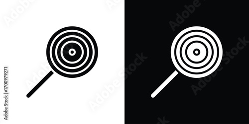 Candy icon. vector art. solid style pictogram