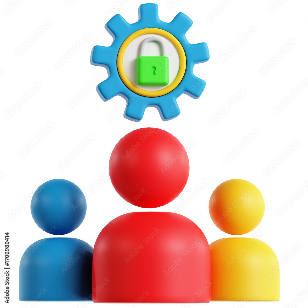 Obraz premium Team Security