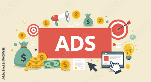 Advertising with Money, Target, and Click Elements