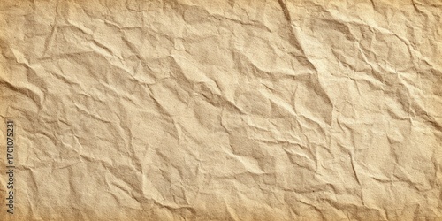 Wallpaper Mural Textured, crinkled, light beige paper Torontodigital.ca