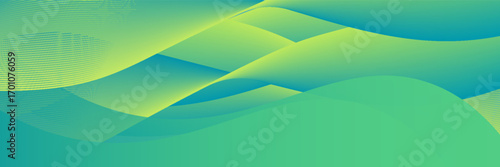 vector Abstract background light green modern corporate concept with light yellow color pattern can be edited wavy. vector Eps 10