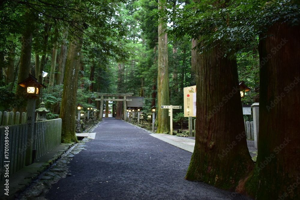 Obraz premium 三重 三重県 神社仏閣 神社 椿大神社