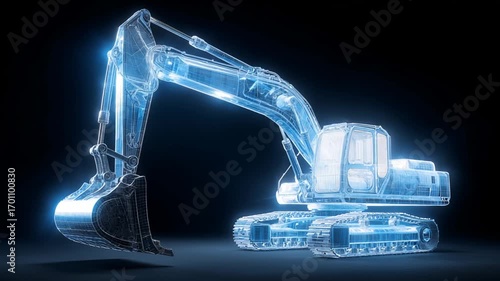 Excavator design visualization