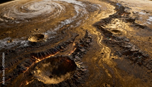Alien Planet Surface Texture