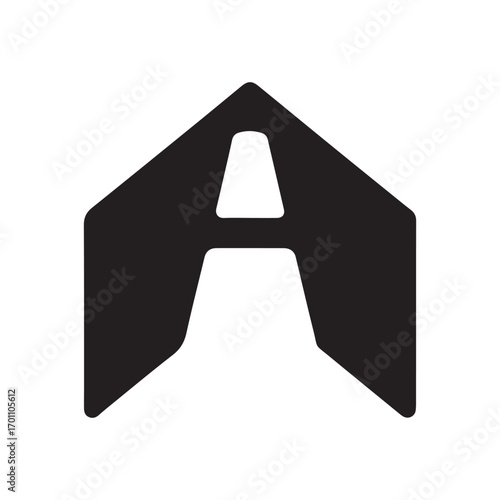 Minimalist highway logo for professional modern corporate branding design