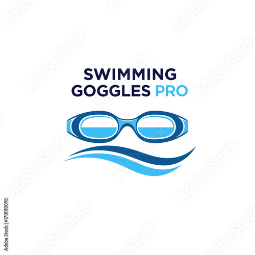 swimming goggles underwater exercise young blue