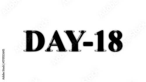 Wallpaper Mural Animated level 18 text on black background suitable for gaming and streaming content. Retro animation of level glitch text with glitch effect on black background. Level sign text animation. Torontodigital.ca